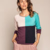 bluzka kolorowa bee and donkey knitwear